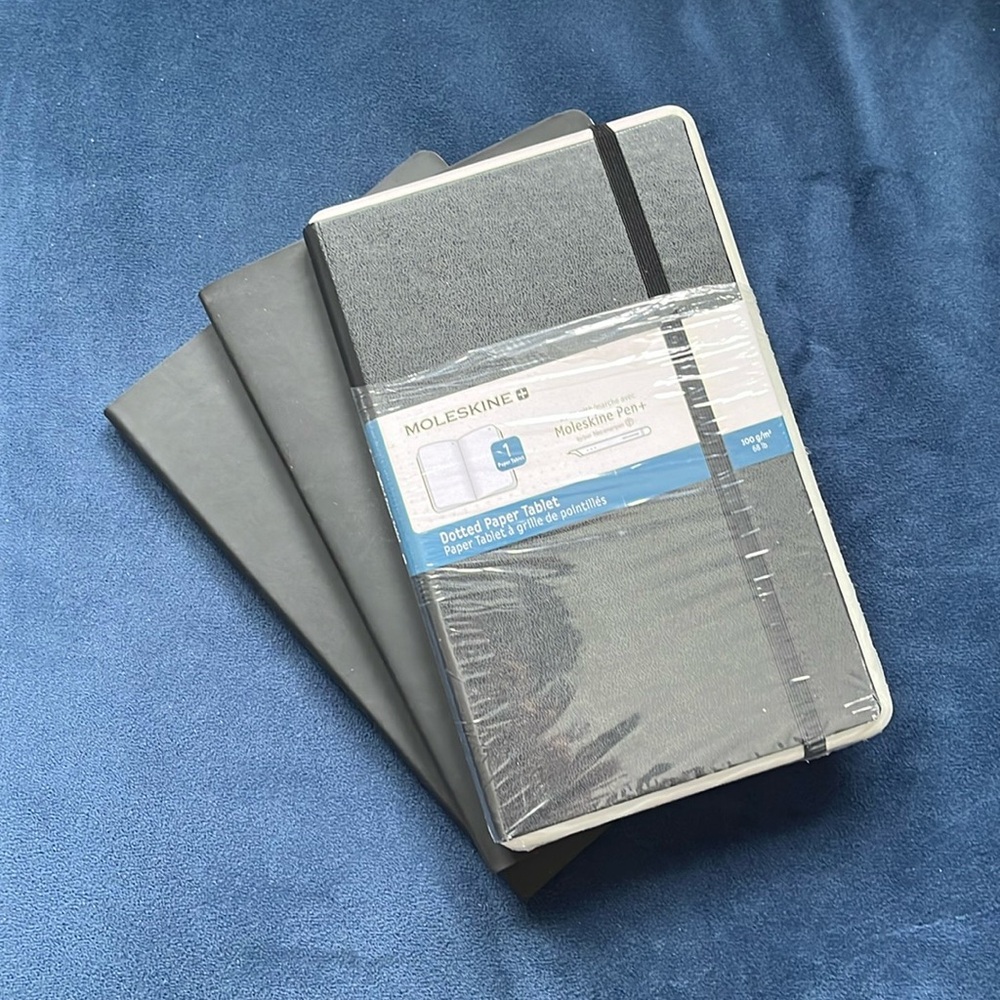 New unused journal lined and dotted
